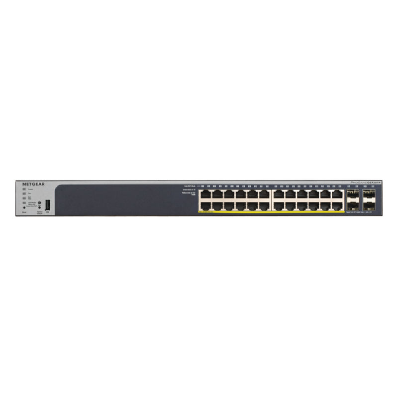 NETGEAR GS728TPv2 28-Port Gigabit Ethernet Smart Managed Pro PoE Switch - with 24 x PoE+ @ 190W