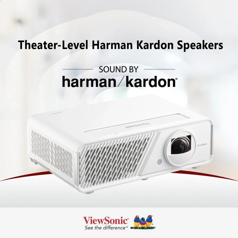 VIEWSONIC X2 3,100 LED Lumens Full HD Short Throw Smart LED Home Projector