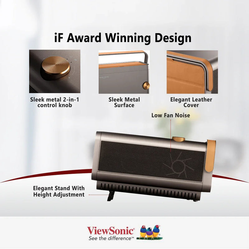 VIEWSONIC X11-4KP 4K HDR Short Throw Smart Portable LED Projector