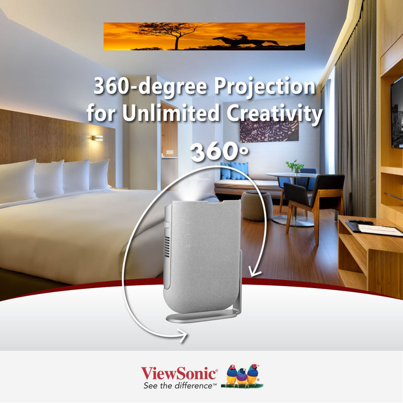 VIEWSONIC M1 Pro Smart LED Portable Projector with Harman Kardon® Speakers
