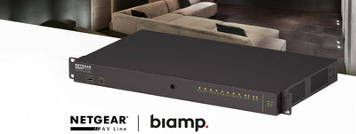 NETGEAR M4250 Network Switches Officially Approved for Use with Biamp Products