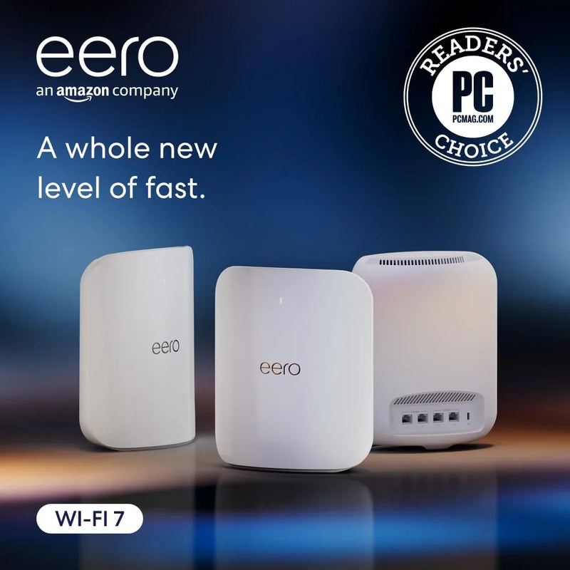 eero Max 7 Tri-band Mesh Wi-Fi 7 10G Router - 3 Pack
