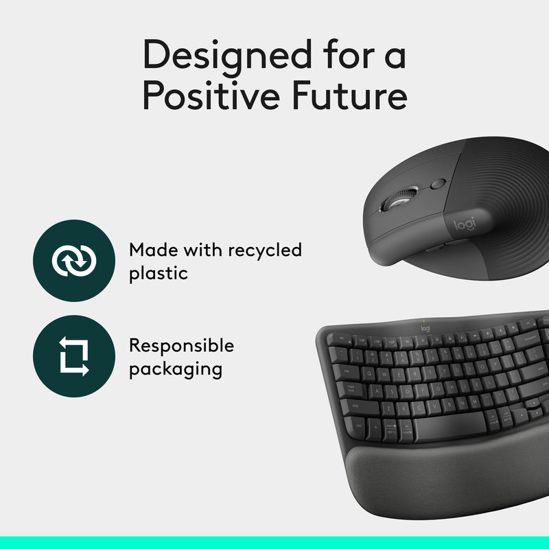 LOGITECH Wave Keys and Lift Combo