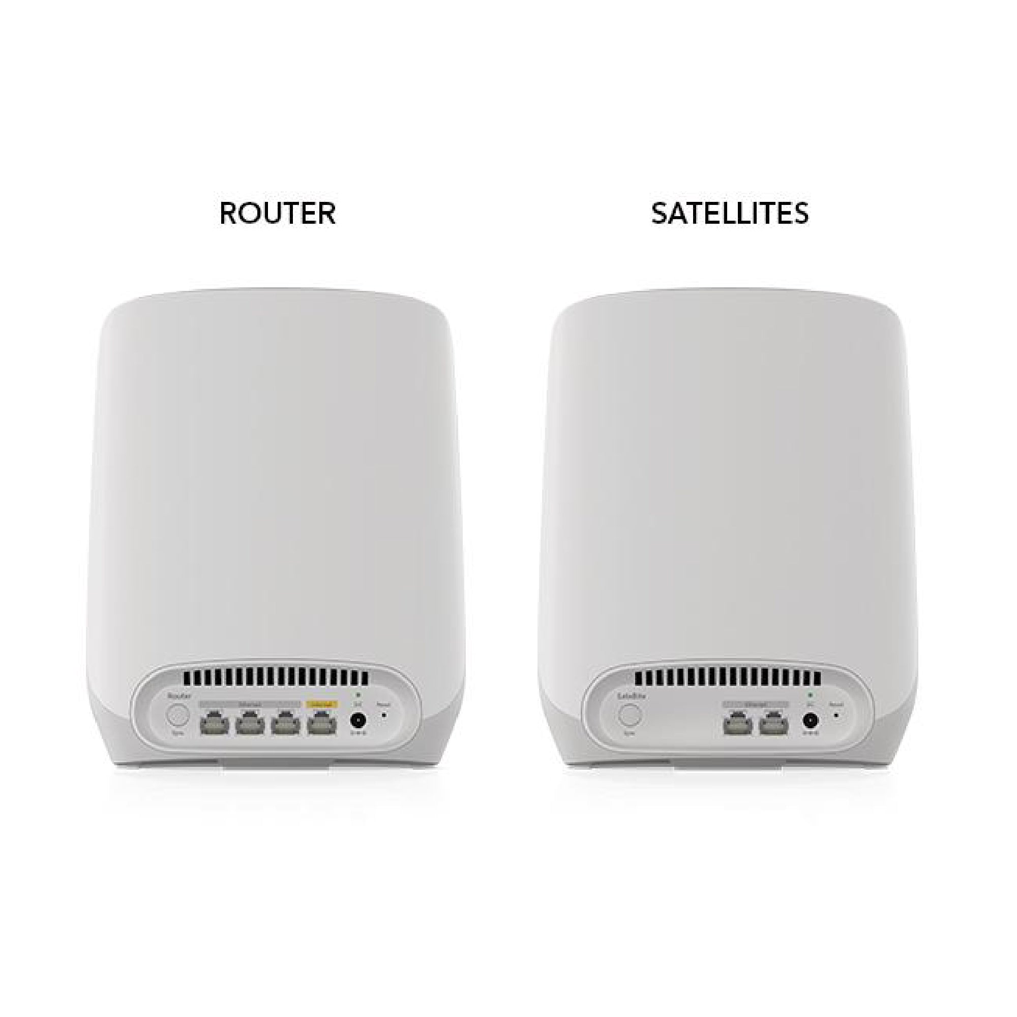 NETGEAR Orbi RBK762S 5.4Gbps Tri-band 2-Pack WiFi 6 Mesh System with 1-Year Armor