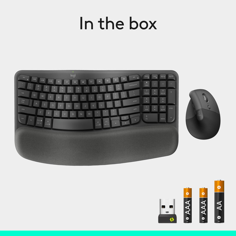 LOGITECH Wave Keys and Lift Combo