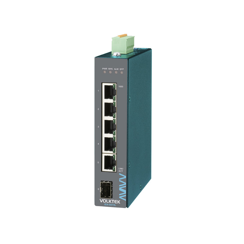 VOLKTEK IEN-8415L 5 Ports GbE Lite Managed Switch with 1 SFP Port