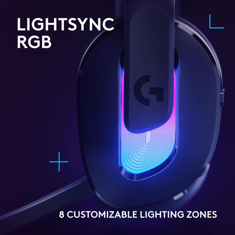 LOGITECH G522 LIGHTSPEED Wireless Gaming Headset with LIGHTSYNC RGB