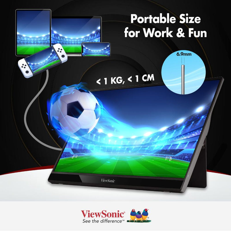 VIEWSONIC VG1655 16" Portable Monitor