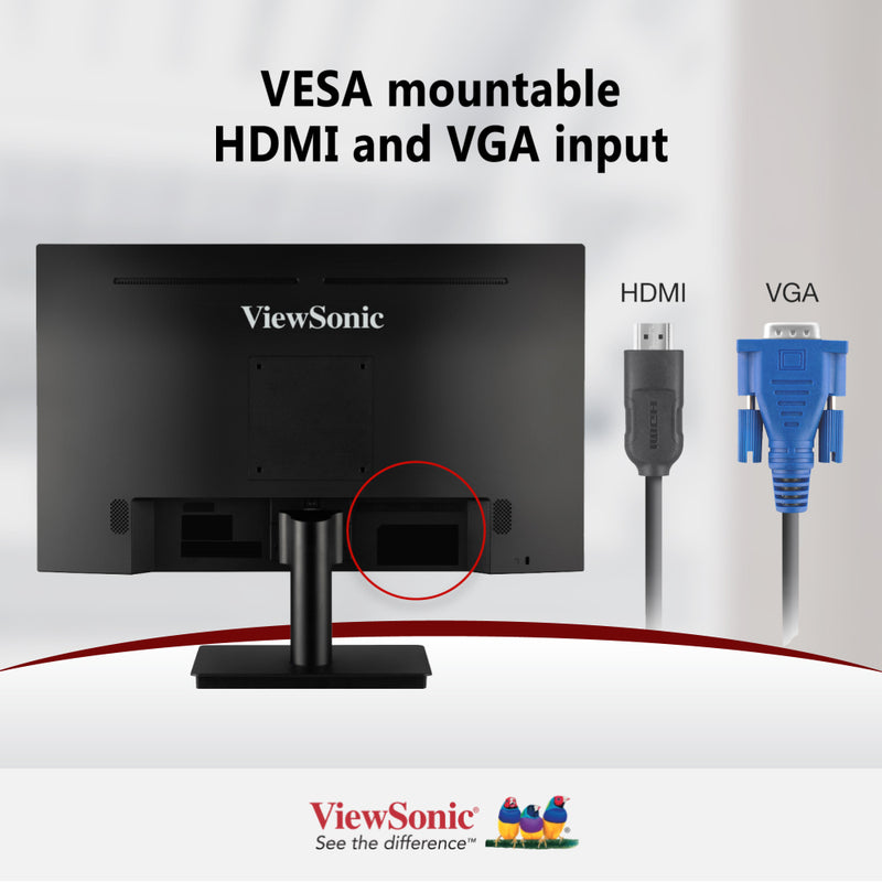 VIEWSONIC VA2406-H 24" Full HD Monitor