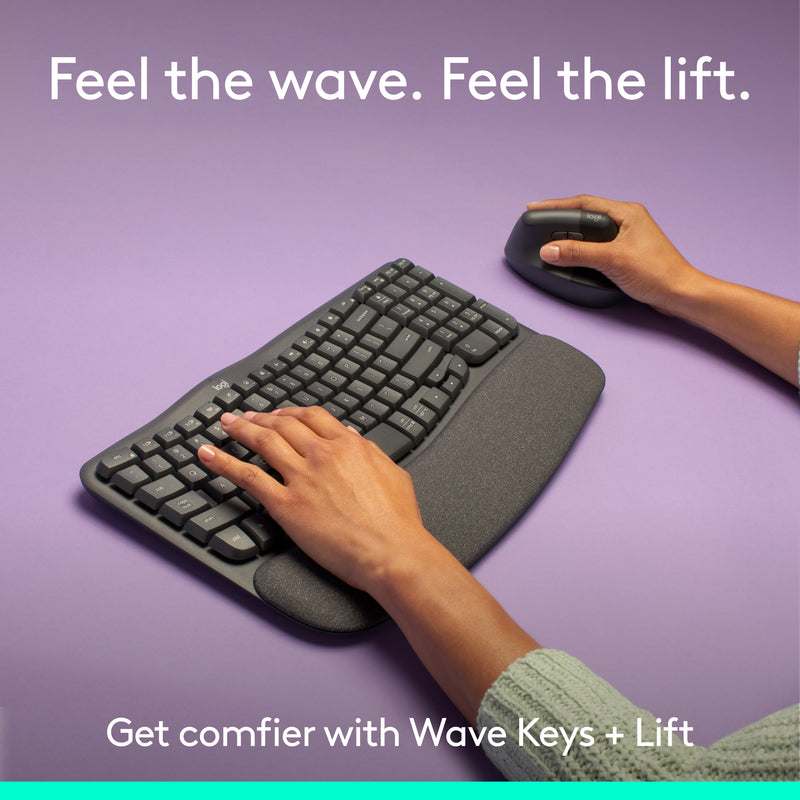 LOGITECH Wave Keys and Lift Combo