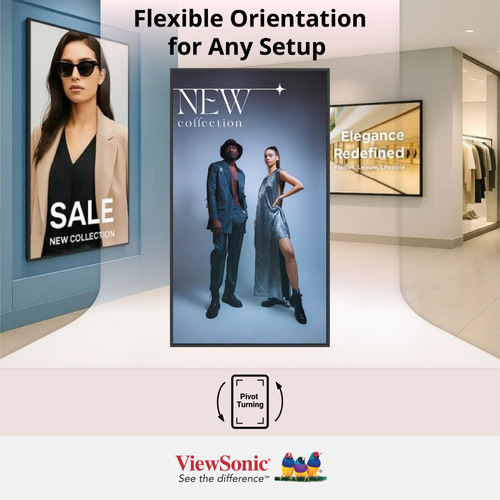 VIEWSONIC CDE7514-2C 75" 4K Commercial Display with ProAV Integration