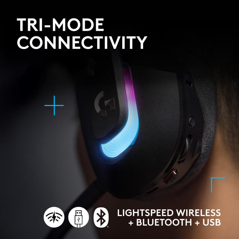 LOGITECH G522 LIGHTSPEED Wireless Gaming Headset with LIGHTSYNC RGB