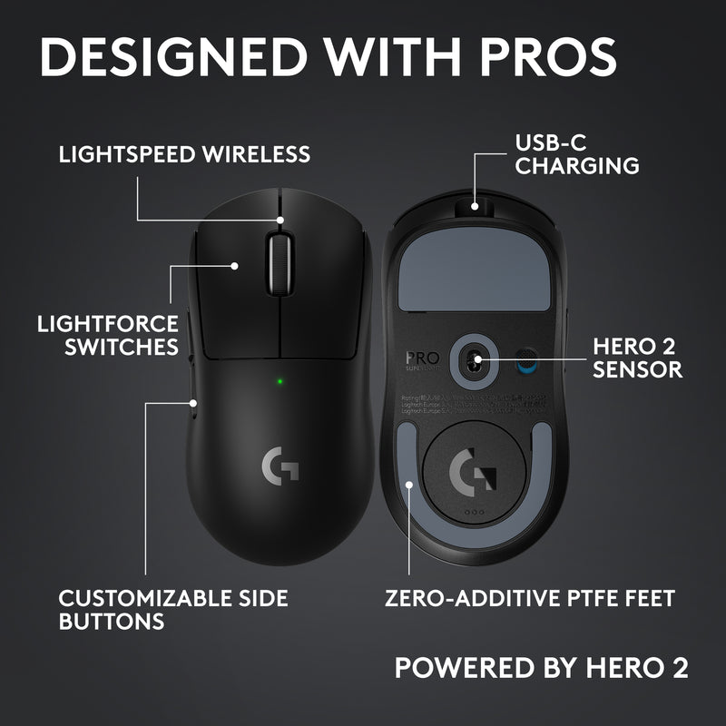 LOGITECH G PRO X SUPERLIGHT 2c Wireless Gaming Mouse