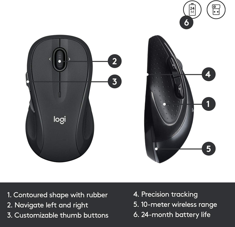 LOGITECH MK545 Advanced Wireless Keyboard and Mouse Combo