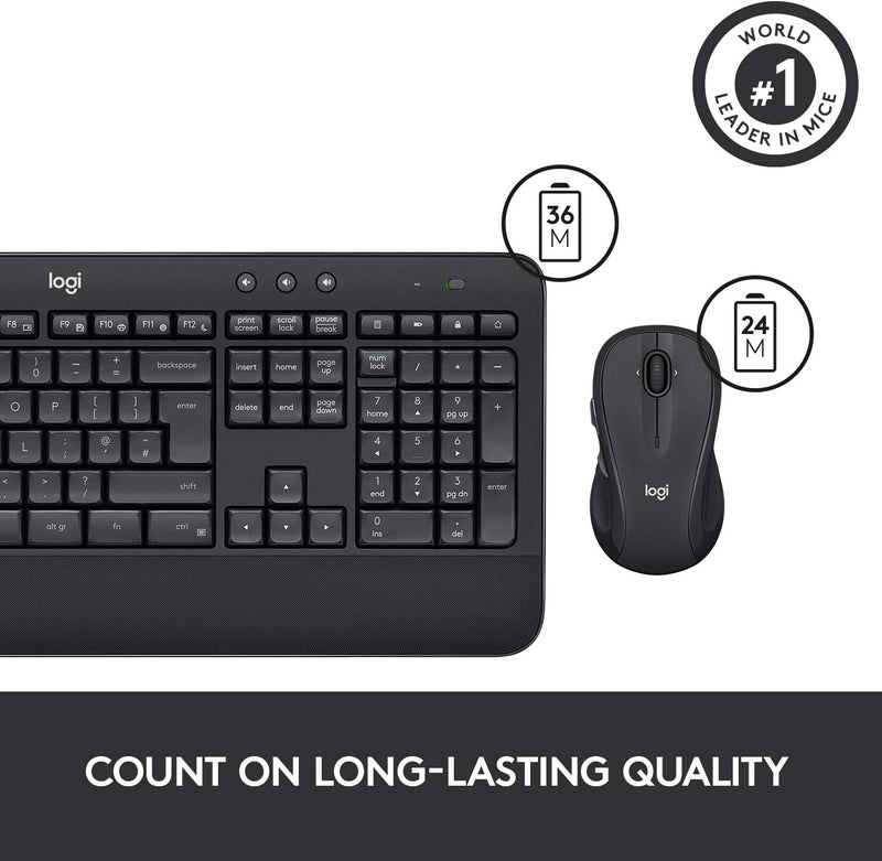 LOGITECH MK545 Advanced Wireless Keyboard and Mouse Combo