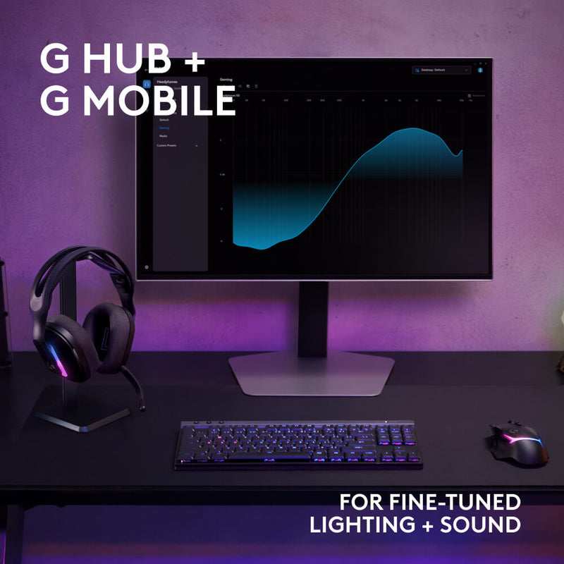 LOGITECH G522 LIGHTSPEED Wireless Gaming Headset with LIGHTSYNC RGB