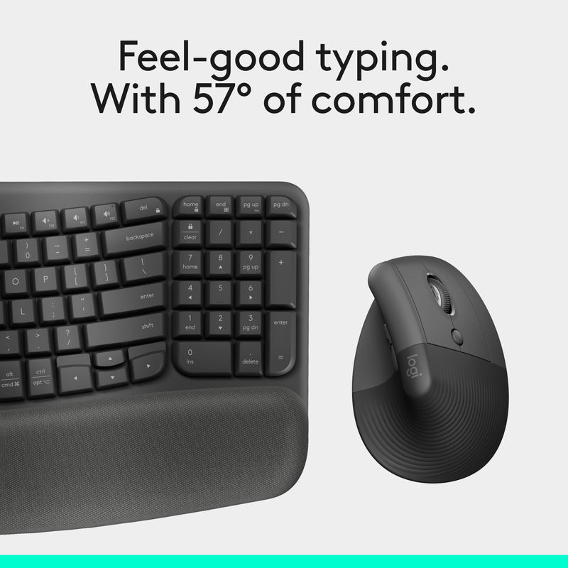 LOGITECH Wave Keys and Lift Combo