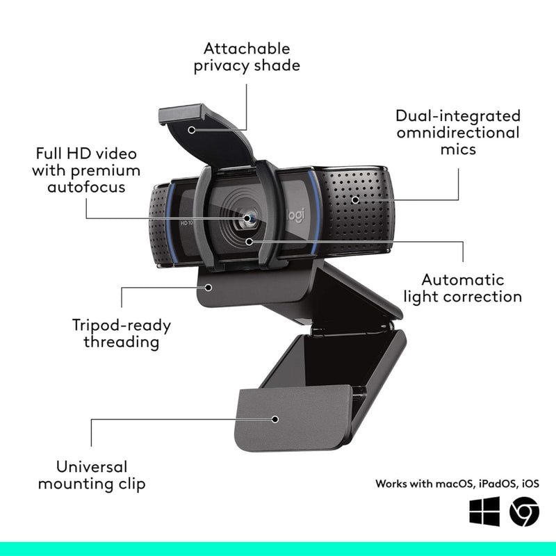 LOGITECH C920e Business Webcam