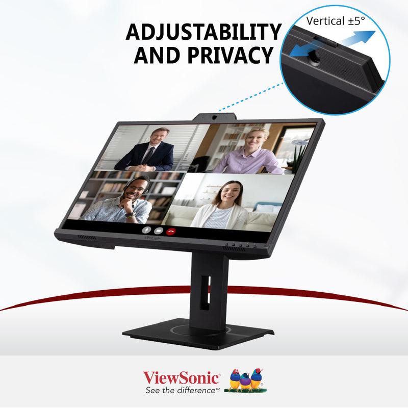 VIEWSONIC VG2740 27" IPS Full HD Video Conferencing Monitor - 1920 x 1080