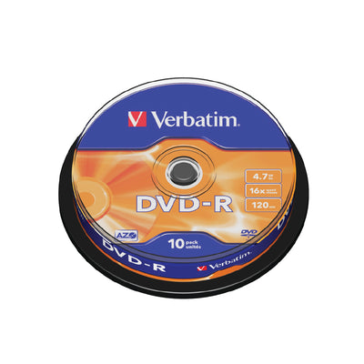 Verbatim DVD-R 16X 10Pk Spindle