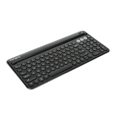 Targus Multi-Device Bluetooth® Antimicrobial Keyboard with Tablet/Phone Cradle