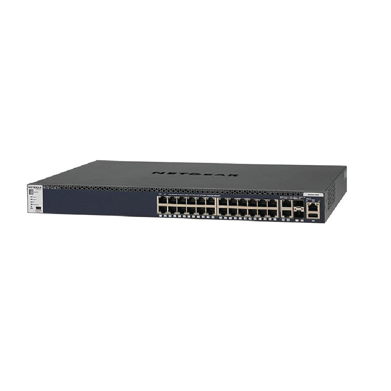 NETGEAR GSM4328S 24-Port Fully Managed Switch M4300-28G, 24x1G, 2x10GBASE-T, 2xSFP+, Stackable