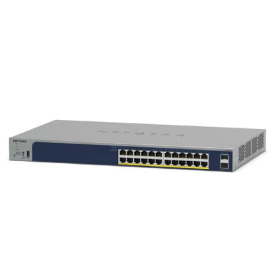 NETGEAR GS724TPv3 24-Port Gigabit Ethernet Smart Managed Pro PoE Switch - with 24 x PoE+ @ 190W