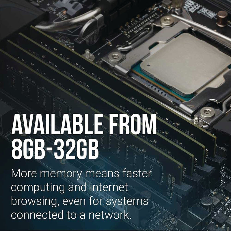PNY PERFORMANCE DDR4 3200MHz Desktop Memory