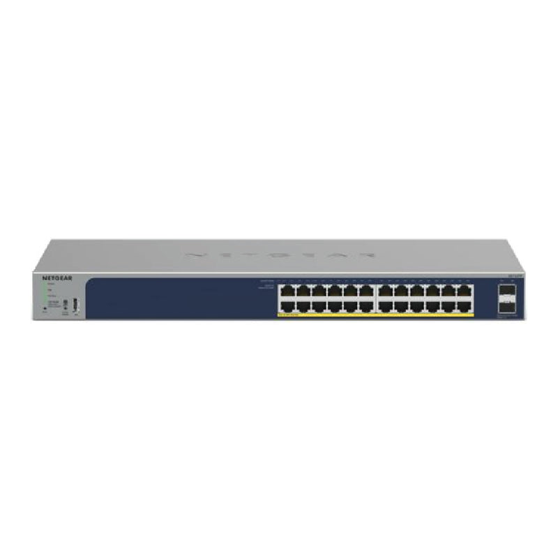 NETGEAR GS724TPv3 24-Port Gigabit Ethernet Smart Managed Pro PoE Switch - with 24 x PoE+ @ 190W