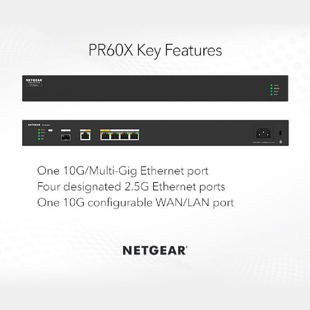 NETGEAR 10G/Multi-Gigabit Dual-WAN Pro Router with Insight Cloud Manag ...