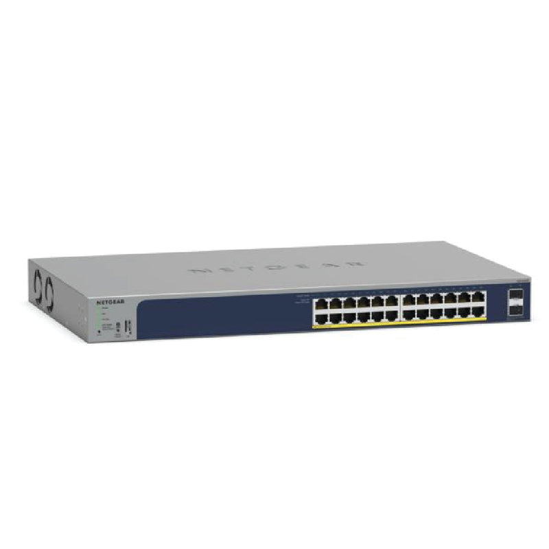 NETGEAR GS724TPv3 24-Port Gigabit Ethernet Smart Managed Pro PoE Switch - with 24 x PoE+ @ 190W