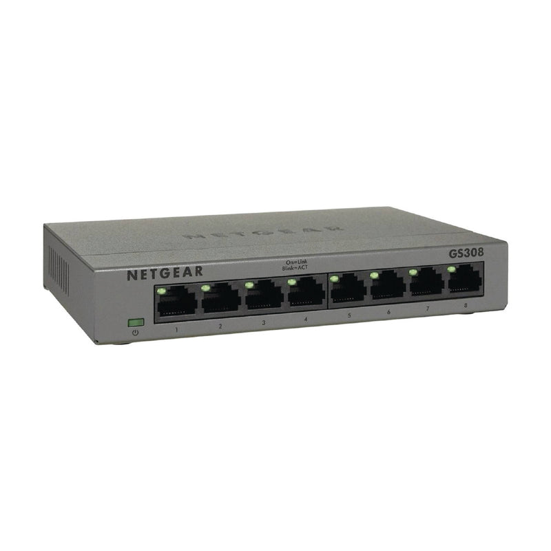NETGEAR GS308 8-Port Gigabit Ethernet Unmanaged Switch