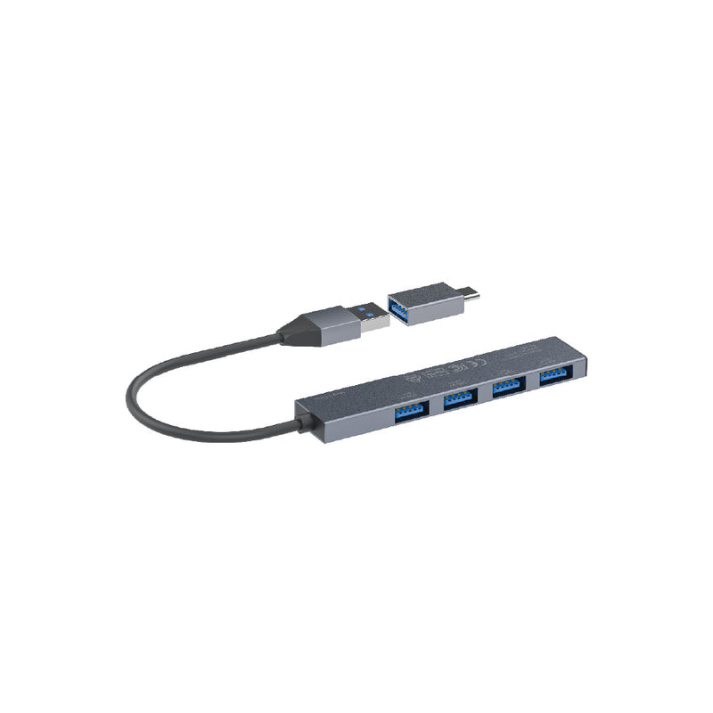 Verbatim 4-in-1 USB 3.1 Hub with Type C Adaptor