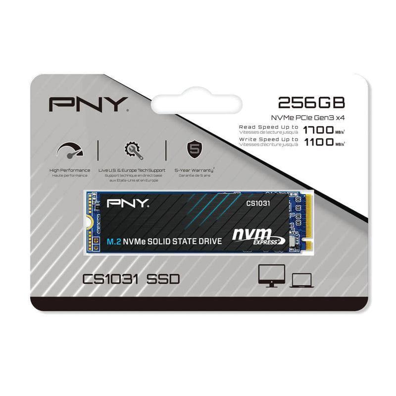 PNY SSD,M.2,2280, NVMe, CS1031, Gen3X4