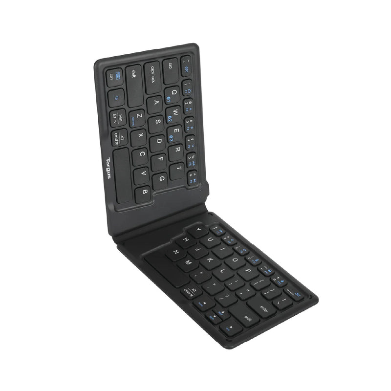 TARGUS Ergonomic Foldable Bluetooth® Antimicrobial Keyboard (Black)