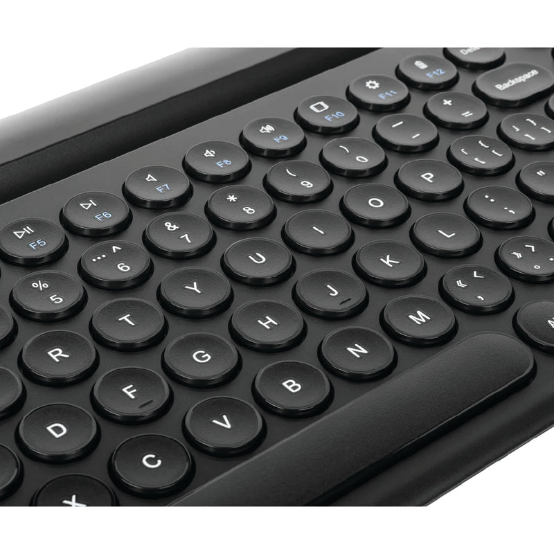Targus Multi-Device Bluetooth® Antimicrobial Keyboard with Tablet/Phone Cradle