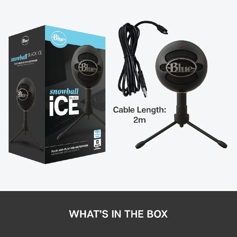 LOGITECH G SNOWBALL ICE Plug-and-Play USB Microphone