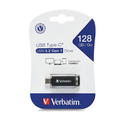 Verbatim USB Type-C® USB 3.2 Gen 1 Flash Drive