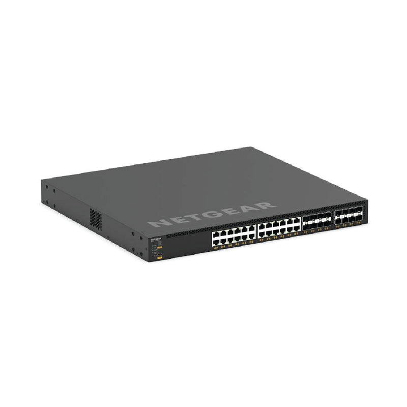 NETGEAR M4350-24X8F8V Fully Managed Switch (XSM4340V) 24x10G/Multi-Gig PoE++ 8xSFP+ and 8xSFP28 25G
