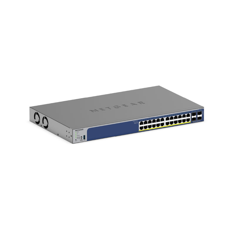 NETGEAR GS728TXPv3 28-Port Gigabit Ethernet Smart Managed PoE+ Switch (190W)