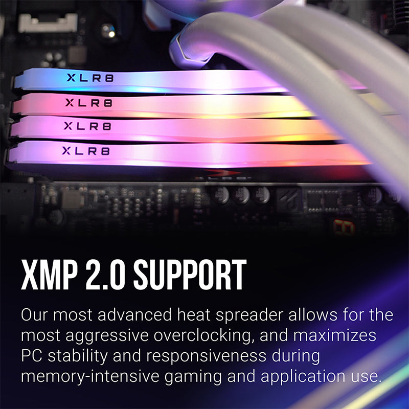 PNY XLR8 Gaming EPIC-X RGB™ DDR4 3200MHz DRAM LONGDIMM 16GB - 2x8GB