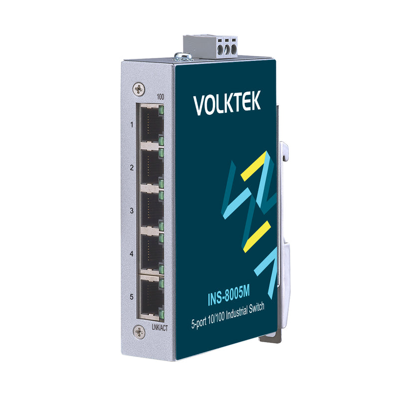VOLKTEK INS-8005M 5 Ports FE DNV GL Certified Unmanaged Switch