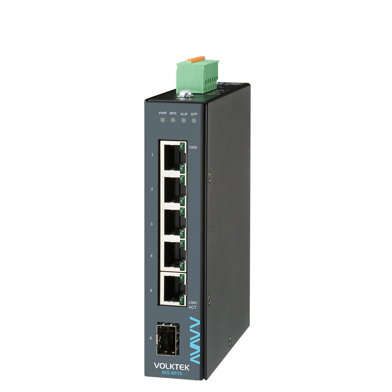 VOLKTEK INS-8615 5 Ports GbE Managed Switch with 1 SFP Port