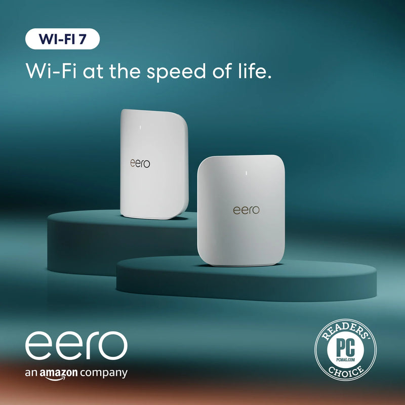eero Pro 7 Tri-band Mesh Wi-Fi 7 5G Router - 2 Pack