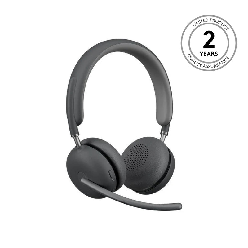 LOGITECH Zone Wireless 2 Noise Canceling Headset with Hybrid ANC, Bluetooth, USB-C, USB-A, Certified for Zoom, Google Meet, Google Voice, Fast Pair