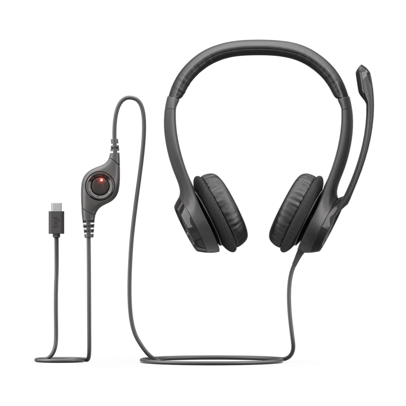 LOGITECH H390 USB Headset with Noise-Cancelling Mic