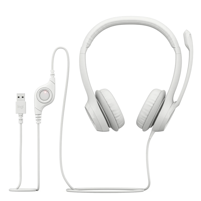 LOGITECH H390 USB Headset with Noise-Cancelling Mic