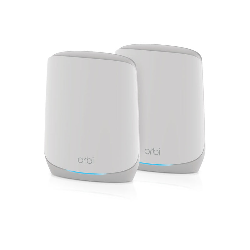 NETGEAR Orbi RBK762S 5.4Gbps Tri-band 2-Pack WiFi 6 Mesh System with 1-Year Armor