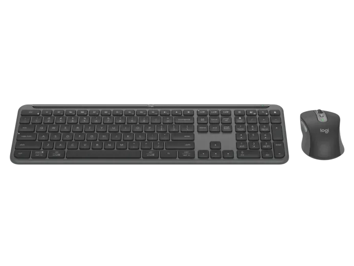 Logitech Signature Slim MK950 for Business, kit tastiera e mouse wireless - Grafite, Layout Inglese QWERTY Logitech Signature Slim MK950 for Business, kit tastiera e mouse wireless - Grafite, Layout Inglese QWERTY
