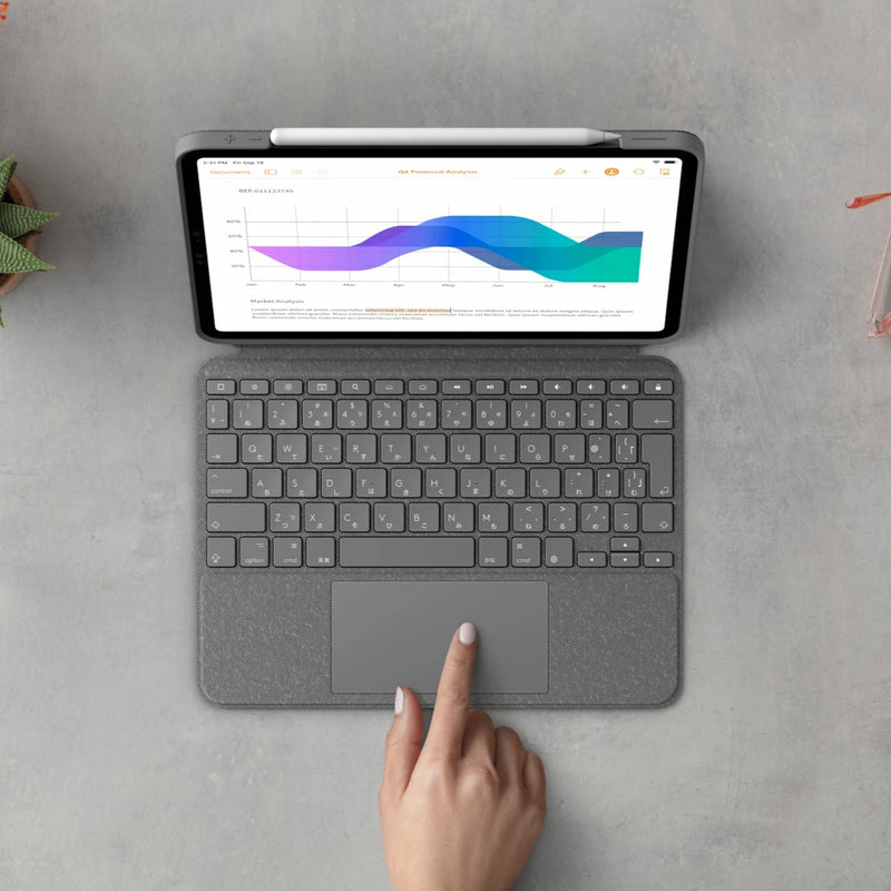 LOGITECH Combo Touch Keyboard Case for iPad Pro